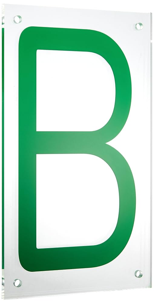 番号板5020予備品掘り字 Amazon.co.jp: 大建プラスチックス 階数表示板 文字B (文字 蛍光